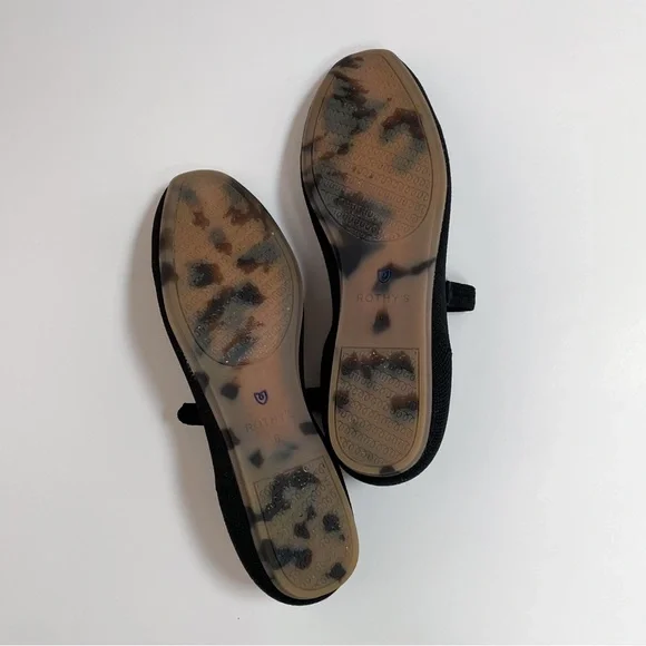 Rothy's The Square Mary Jane Flats in Black - Picture 4 of 5